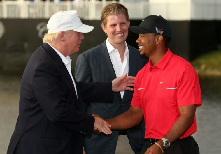 Tiger-Woods-Donald-Trump