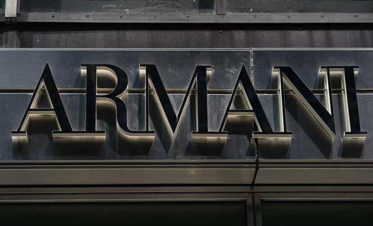 Armani Beauty lance sa ligne de soins Armani Men. © EMMANUEL DUNAND / AFP