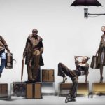Gigi Hadid prête ses traits à la première collection "Monogramme" de Burberry. © Courtesy of Burberry / Nick Knight