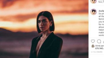Dua Lipa est le nouveau visage des parfums Yves Saint Laurent Beauté. © Dua Lipa / Instagram