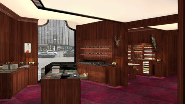 L'Hôtel Barrière Le Fouquet's Paris offre une nouvelle expérience shopping articulée autour du luxe avec l'ouverture de la boutique Legacy. © Courtesy of Legacy