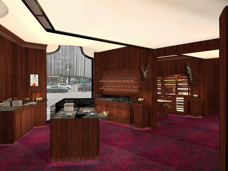 L'Hôtel Barrière Le Fouquet's Paris offre une nouvelle expérience shopping articulée autour du luxe avec l'ouverture de la boutique Legacy. © Courtesy of Legacy