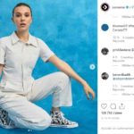 Converse s'est associé à Millie Bobby Brown autour d'une collection de sneakers. © Converse / Instagram