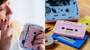 NINM Lab présente son baladeur cassette Bluetooth "It's OK". © Courtesy of NINM Lab NINM Lab It's OK