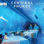 Andasi est un restaurant de fruits de mer construit sous la surface du plus grand aquarium de Thaïlande © Courtesy Central Phuket